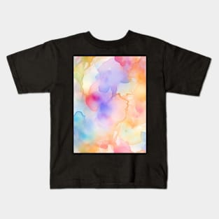 Colorful Watercolor Pattern - 02 Kids T-Shirt